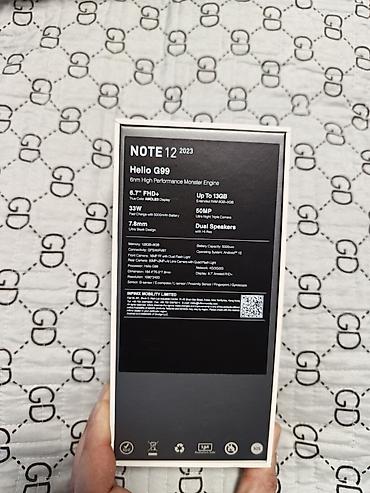 i̇nfinix: Infinix Note 12, 128 GB, rəng - Mavi, Sensor — 9