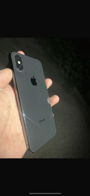 iphone 8 токмок: IPhone X, Колдонулган, 64 ГБ, Кара, Кулакчындар, Каптама, 85 %