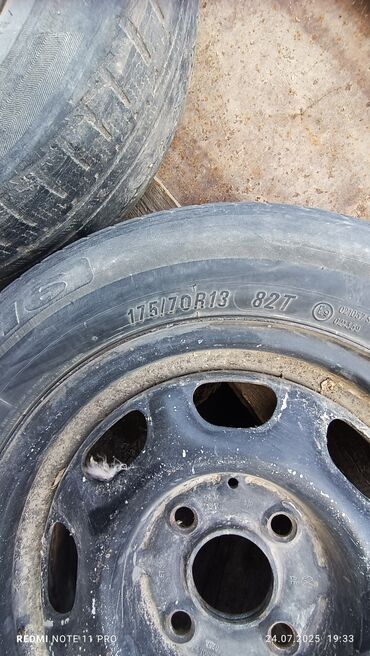 Шины: 185/70/R14 Лета/ с дисками в хорошем состоянии салып айдаса болот at lalafo.kg — 4 Шины: 185/70/R14 Лета/ с дисками в хорошем состоянии салып айдаса болот — 4