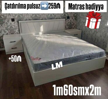 royal matras: İkinəfərlik _*TAXT*_ _*SİFARİŞLƏ VƏ YENİ*_ Qiymət : *259₼* Ölçü