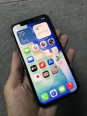 iphon 13: IPhone 12 Pro, Б/у, 128 ГБ, Черный, Чехол, 76 % — 8