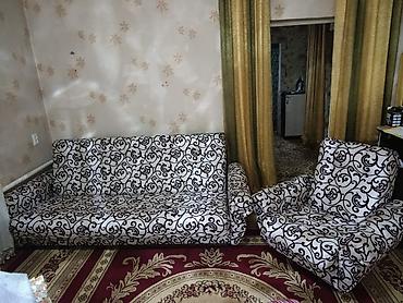 крисло диван: Комплект мягкой мебели: диван и кресло в одном стиле. - Обивка: ткань — 1