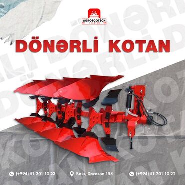 Avtoservis avadanlıqları: Dönərli Kotan – Yüksək Effektivliklə Torpaq Şumlama! Agroecotech