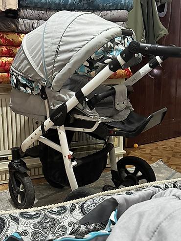 коляска chicco urban 2 в 1: Детская коляска универсальная (люлька/прогулочный блок) серого цвета с — 1