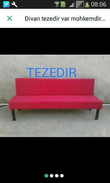 Divan təzədir uzunu 160 eni 55sm isdəsyniz olcudə isdədyniz rəngdə