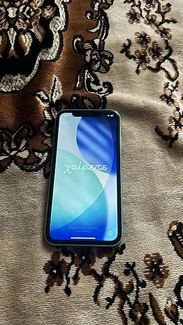 Apple iPhone: IPhone 11, Б/у, 128 ГБ, Зеленый, Чехол, 84 % — 7