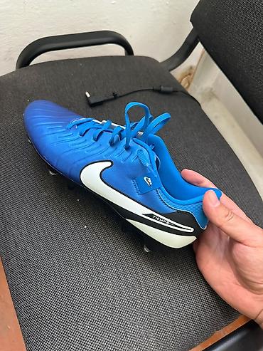 nike tech flece: Футбольные бутсы Nike Tiempo Legend (линейка Tiempo) в синем цвете с — 2