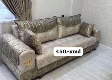 купить круглый стеклянный стол на кухню: Künc divan, Qonaq otağı üçün, Bazalı, Açılan