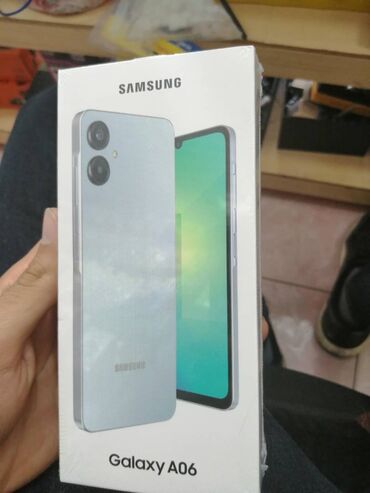 Samsung: Samsung Galaxy A06, 64 GB, rəng - Ağ, Sensor, Barmaq izi, İki sim kartlı