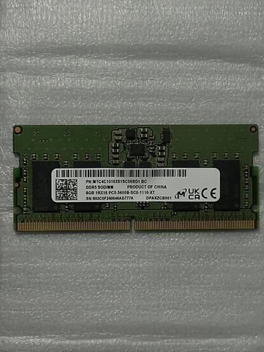 4 к: Оперативная память MICRON DDR5 SO-DIMM 8 ГБ (5600) для ноутбуков — 1