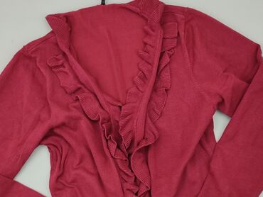 czerwone spódniczka w białe grochy: Kardigan, S, stan - Dobry
