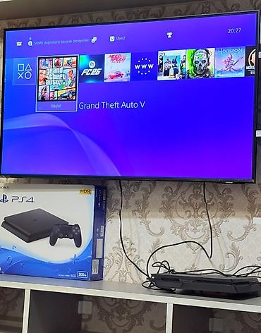 xbox one fat: Sony PlayStation 4 (PS4) Slim – 500 GB, HDR dəstəyi ilə Praşifkalıdır — 1
