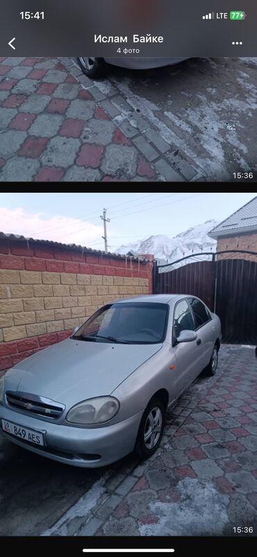 авто в рассрочку в бишкеке без процентов: Chevrolet Lanos: 2001 г., 1.5 л, Механика, Бензин, Седан