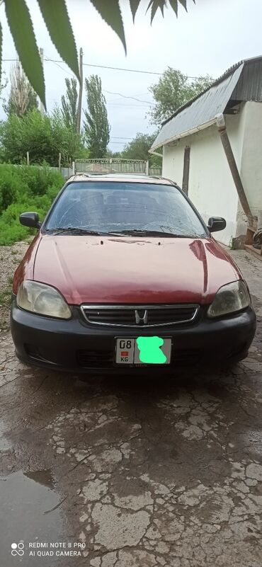 авто в рассрочку без банка без первоначального взноса в бишкеке: Honda Civic: 1999 г., 1.5 л, Механика, Бензин, Седан