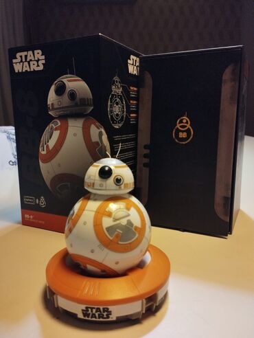 star wars posteljina: BB-8 star wars oyuncagi. Telefona ipad-a oz proqramini yukleyib idare