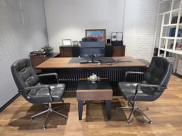 ofis stolları: Ofis mebel dəsti – direktor masasının komplekti Təzə Alınıb 3 aydı — 1