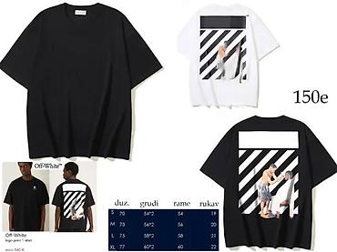 Majice: Men's T-shirt Off-White, bоја - Crna — 15