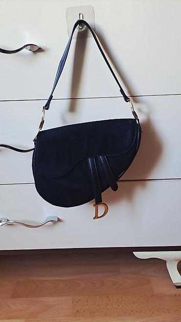 dior sumka: Qadın çiynəasma çantası – qara “saddle” dizaynı - Rəng: Dərin qara - — 1