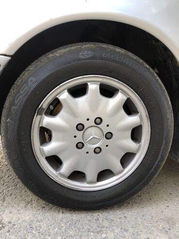 r14 diski teker: Disk təkər Mercedes-Benz 195 / 65 / R 15, 5 Boltlu