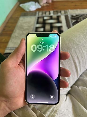 iphone 14 sade qiymeti: IPhone 14, 128 GB, White Titanium, Face ID, Zəmanət — 2