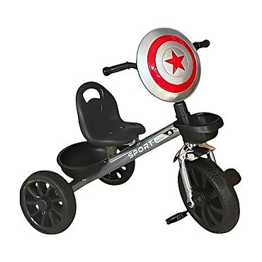 oturacagi: Captain America 953427-RB Uşaq Üçtəkərli Velosipedi – Boz Captain — 1
