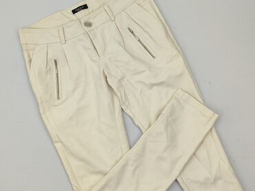 woskowane spodnie bershka: Freesia, Material trousers for women, size M (EU 38)