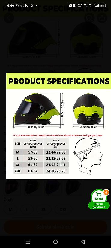 disko şar: Moto kaskalar Çənəsi açılan AIMIT X-90 qapalı tip motosiklet dəbilqəsi — 10