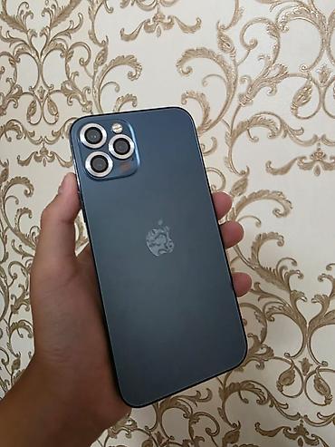 IPhone 12 Pro, Б/у, 128 ГБ, Pacific Blue, Кабель, 73 %
