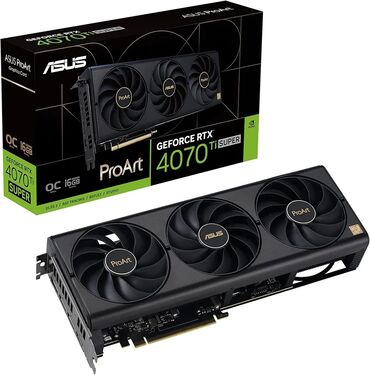 Жёсткие диски (HDD): ASUS ProArt GeForce RTX™ 4070 Ti Super OC Edition Graphics Card (PCIe