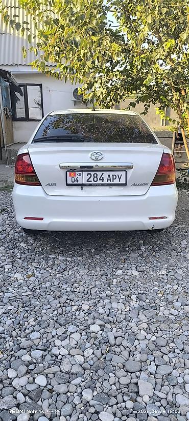 Транспорт: Toyota Allion: 2004 г., 1.8 л, Автомат, Бензин, Седан — 8