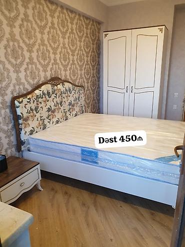 mega mebel: Endirim olundu 🛑🛑Yataq dəsti satılır 450₼. Mdf matreal. termosu — 1
