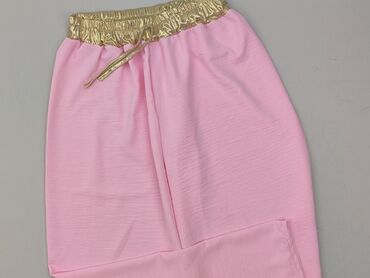 stradivarius woskowane spodnie z wysokim stanem: Emamoda, Material trousers for women, size S (EU 36)