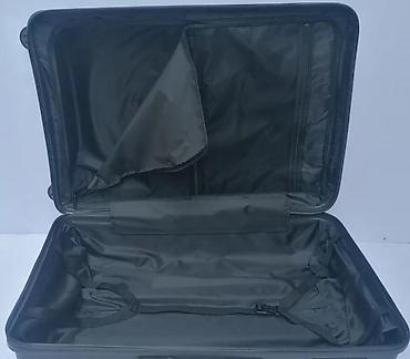 Putni koferi i torbe: Tvrdi kofer na točkićima – siva boja - Materijal: čvrsta ABS/plastika — 4