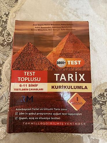 Testlər: Tarix – Kurikulumla, Test Toplusu (I hissə) - 6–11 siniflər üçün — 1