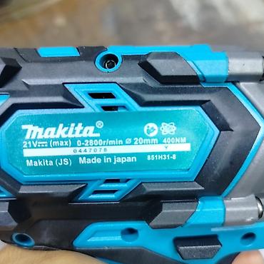 400: Аккумуляторный ударный гайковерт Makita (XGT 21V) Основные — 2