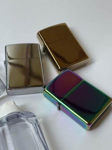 золотой сеп: Зажигалка, Zippo, Бензиновая, Новый