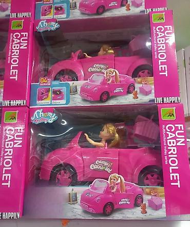 roze tn: Barbie auto za lutke 🚗💖 Preslatki roze Barbie auto sa lutkom i — 3