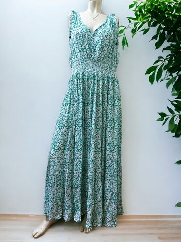 letnje haljine od viskoze: 3XL (EU 46), 4XL (EU 48), color - Multicolored, Other style, With the straps