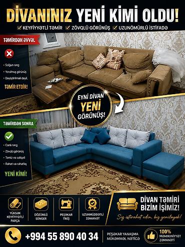 çat şüşə təmiri: Mebellərin təmiri, bərpası — 1