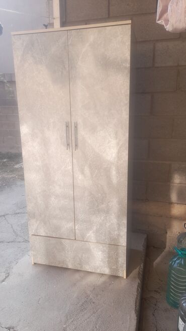 сборный шкаф для одежды: Шкаф для одежды, Прямой, ЛДСП at lalafo.kg сборный шкаф для одежды: Шкаф для одежды, Прямой, ЛДСП