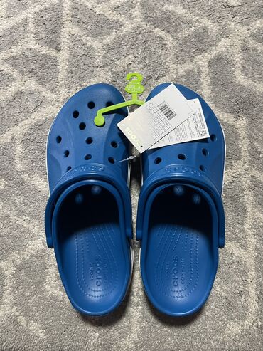 43 оригинал: Мужские сандалии, 43, Crocs, Новый, цвет - Голубой, Самовывоз