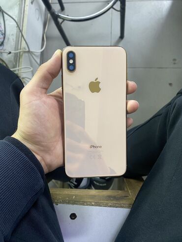 Apple iPhone: IPhone Xs Max, Б/у, 64 ГБ, Коробка, Чехол, 90 %