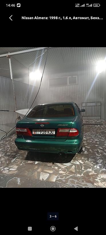 1998: Nissan Almera: 1998 г., 1.6 л, Автомат, Бензин, Седан — 4