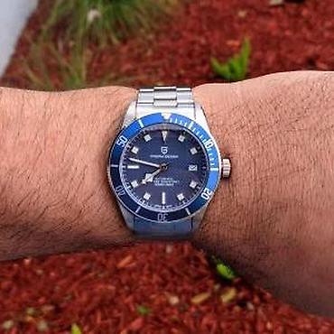 Ručni satovi: PAGANI DESIGN PD-1671 - 42mm - Plava - Tudor BB58 Homage Potpuno nov — 9