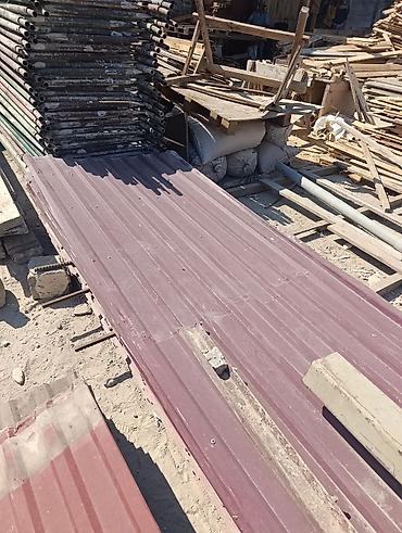 Dam örtükləri: Məhsul: Profilli metal dam/örtük vərəqləri Xüsusiyyətlər: - Material — 2
