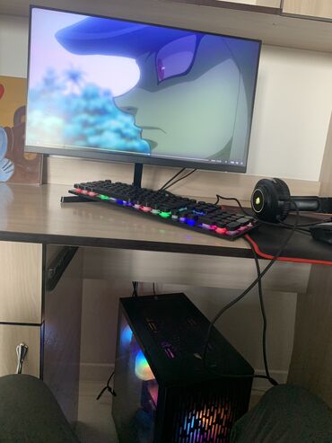 3080 видеокарта: Компьютер, ядер - 10, ОЗУ 16 ГБ, Игровой, Б/у, Intel Core i5, NVIDIA GeForce RTX 3080, HDD + SSD
