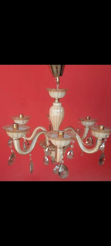 Xalçalar: Çılçıraq, 6 lampa, Şüşə
