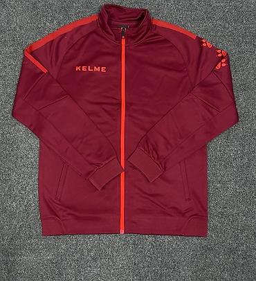 сумка келме: Спортивная кофта/олимпийка KELME - Цвет: бордовый с красными — 1