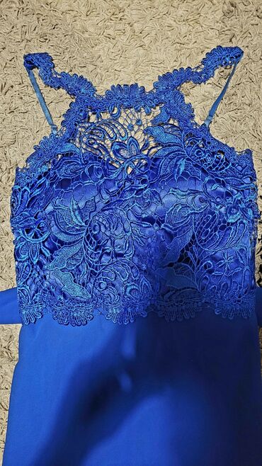 radni mantili plavi: L (EU 40), color - Blue, Evening, With the straps