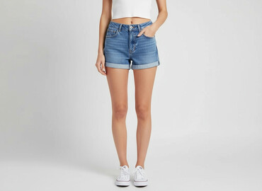 krótkie spodenki w paski bershka: Bershka, Shorts for women, size 2XS